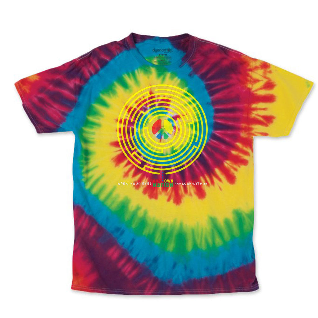 Labyrinth Rainbow Tie Dye T-Shirt