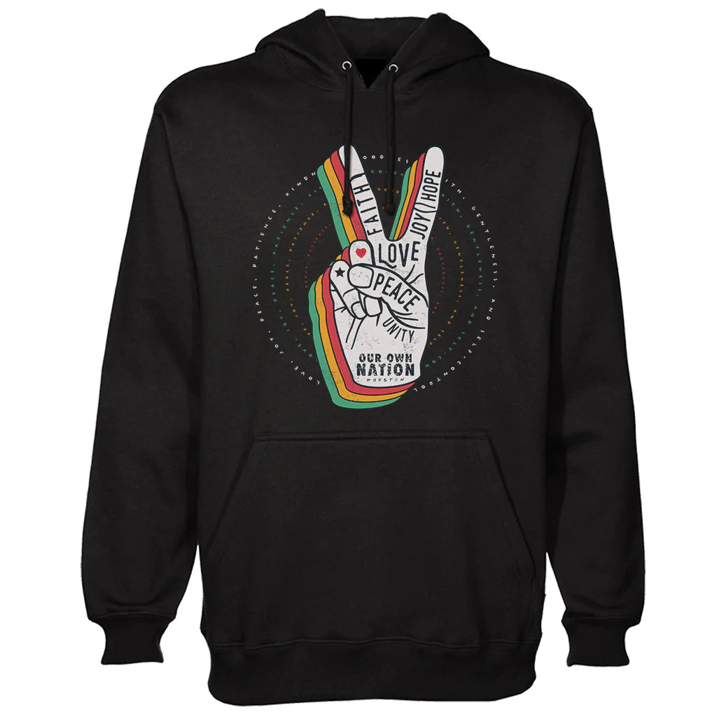 Love Peace Unity Our Own Nation Hoodie